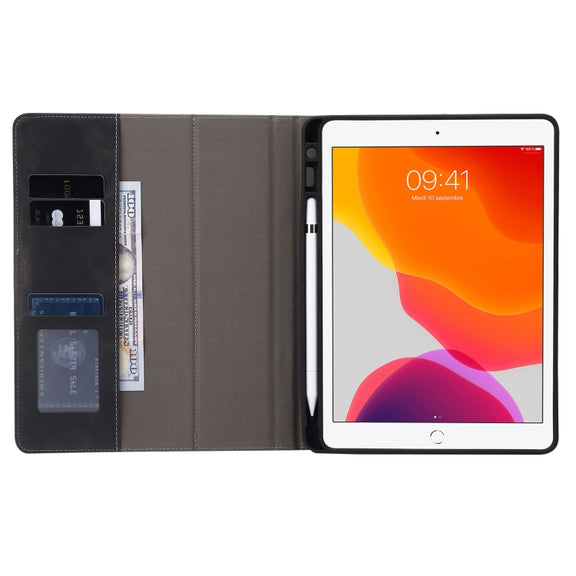 Calf Texture Horizontal Flip Leather Tablet Case For iPad Air / Air 2 / Pro 9.7 (Black)