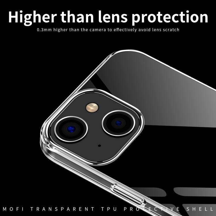 For iPhone 14 Pro MOFI Ming Series Ultra-thin TPU Phone Case(Transparent)