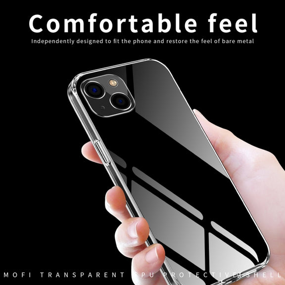 For iPhone 13 mini MOFI Ming Series Ultra-thin TPU Phone Case (Transparent)