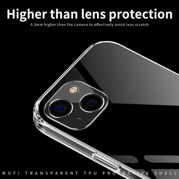 For iPhone 13 mini MOFI Ming Series Ultra-thin TPU Phone Case (Transparent)