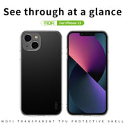 For iPhone 13 MOFI Ming Series Ultra-thin TPU Phone Case(Transparent)