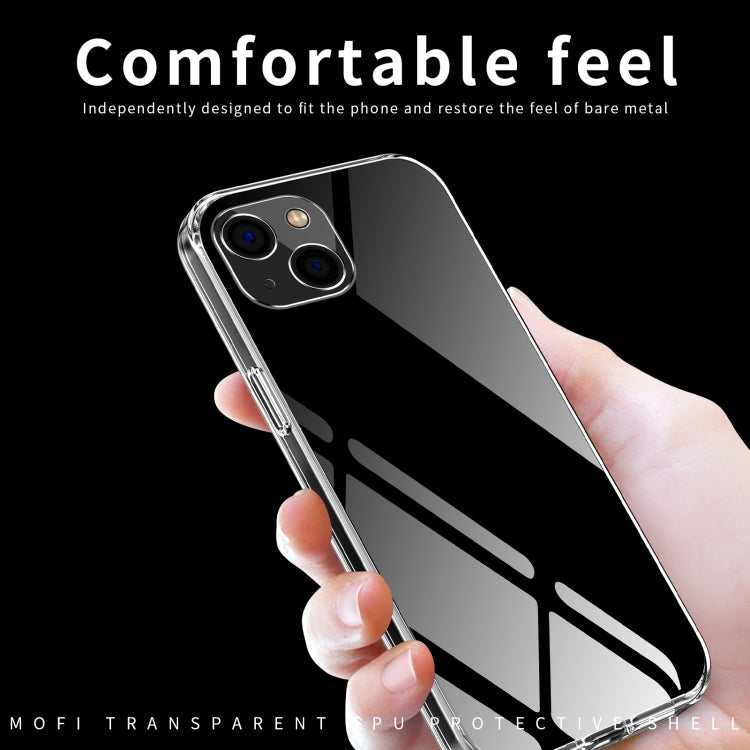 For iPhone 13 MOFI Ming Series Ultra-thin TPU Phone Case(Transparent)