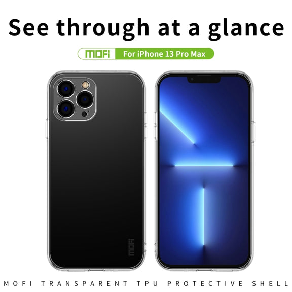 For iPhone 13 Pro Max MOFI Ming Series Ultra-thin TPU Phone Case (Transparent)