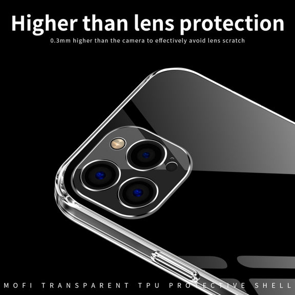 For iPhone 13 Pro Max MOFI Ming Series Ultra-thin TPU Phone Case (Transparent)