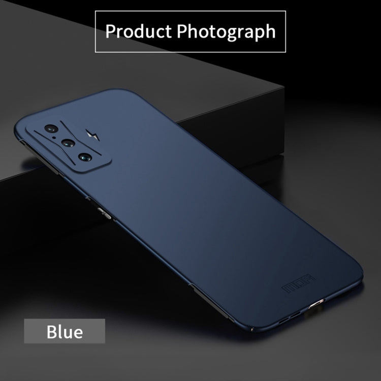 For Xiaomi Redmi K50 Gaming MOFI Frosted PC Ultra-thin Hard Case(Blue)