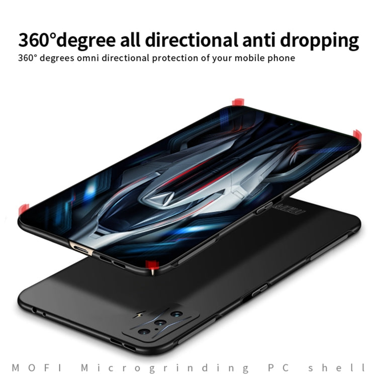 For Xiaomi Redmi K50 Gaming MOFI Frosted PC Ultra-thin Hard Case(Gold)