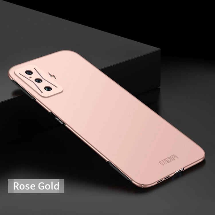 For Xiaomi Redmi K50 Gaming MOFI Frosted PC Ultra-thin Hard Case(Rose Gold)