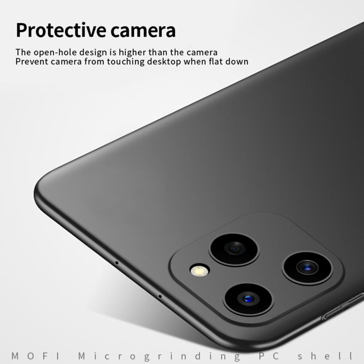 For Honor 60 SE MOFI Frosted PC Ultra-thin Hard Case(Black)