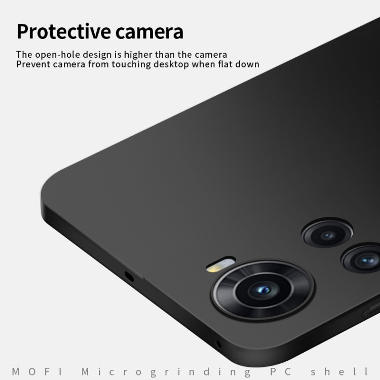 For OnePlus Ace 5G / 10R 5G MOFI Frosted PC Ultra-thin Hard Case(Blue)