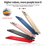 For OnePlus Ace 5G / 10R 5G MOFI Frosted PC Ultra-thin Hard Case(Blue)