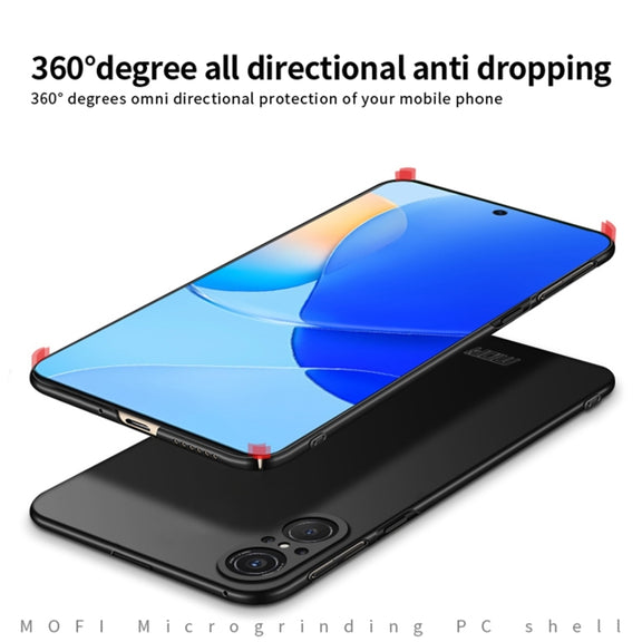 For Huawei Nova9 SE MOFI Frosted PC Ultra-thin Hard Case(Black)