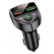 C8 Car  U Disk Bluetooth Player Fm Transmitter  QC3.0 Dual USB Ports Fast Charging - Bluetooth Car Kits by PMC TechLife | Online Shopping South Africa | PMC TechLife | Buy Now Pay Later Mobicred