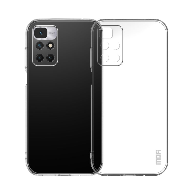 For Xiaomi Redmi 10 Prime 2022 MOFI Ming Series Ultra-thin TPU Phone Case(Transparent)