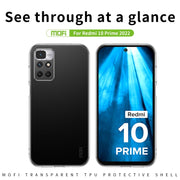 For Xiaomi Redmi 10 Prime 2022 MOFI Ming Series Ultra-thin TPU Phone Case(Transparent)