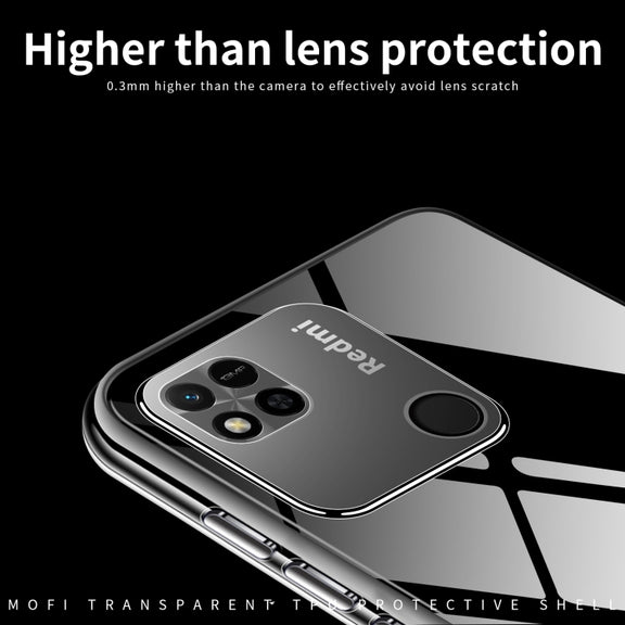 For Xiaomi Redmi 10 Power / 10C MOFI Ming Series Ultra-thin TPU Phone Case(Transparent)