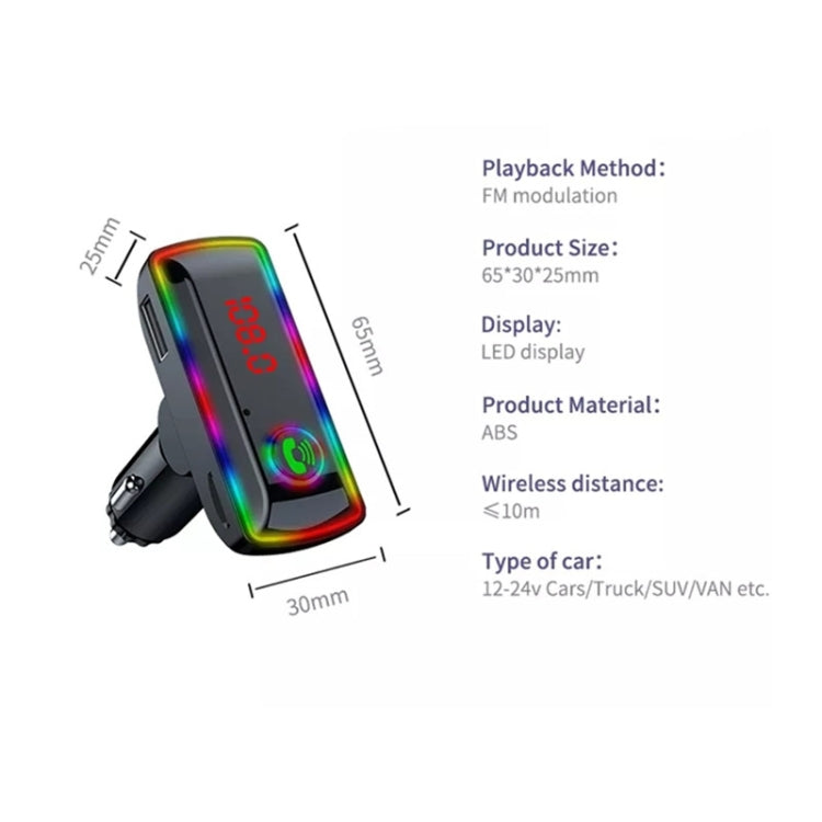 F11  USB Charger Car Player Blue Tooth  Fm Transmitter Car MP3 Players