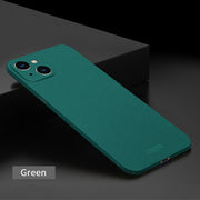 For iPhone 14 MOFI Fandun Series Frosted PC Ultra-thin Phone Case(Green)