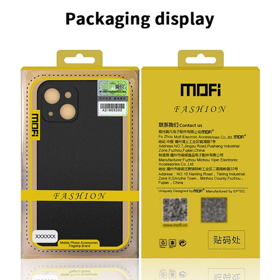 For iPhone 14 MOFI Fandun Series Frosted PC Ultra-thin Phone Case(Green)