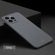 For iPhone 14 Pro MOFI Fandun Series Frosted PC Ultra-thin Phone Case(Gray)