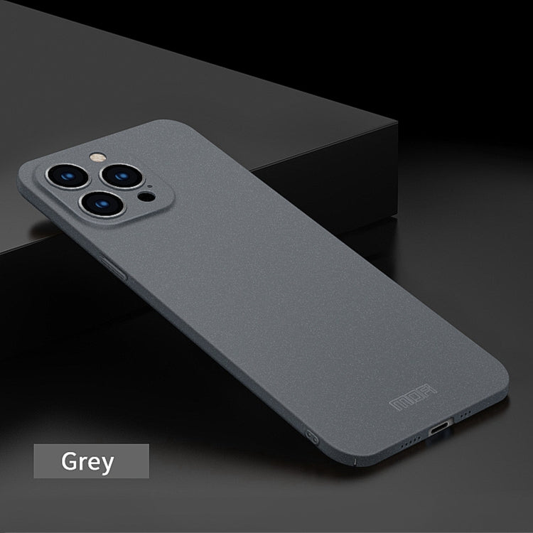 For iPhone 14 Pro MOFI Fandun Series Frosted PC Ultra-thin Phone Case(Gray)