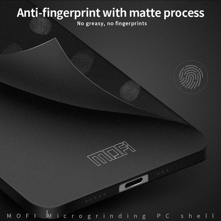 For iPhone 14 Pro MOFI Fandun Series Frosted PC Ultra-thin Phone Case(Gray)