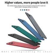 For iPhone 14 Pro MOFI Fandun Series Frosted PC Ultra-thin Phone Case(Gray)