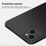 For iPhone 14 Plus  MOFI Fandun Series Frosted PC Ultra-thin Phone Case(Green)