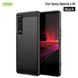 For Sony Xperia 1 IV MOFI Gentleness Series Brushed Texture Carbon Fiber Soft TPU Case(Black) - Sony Cases by MOFI | Online Shopping South Africa | PMC TechLife | Buy Now Pay Later Mobicred