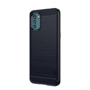 For Nokia G11 / G21 MOFI Gentleness Series Brushed Texture Carbon Fiber Soft TPU Case(Blue)