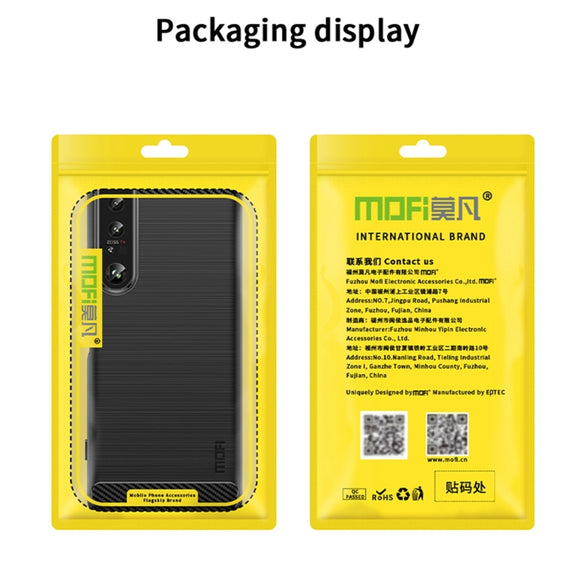 For Nokia G11 / G21 MOFI Gentleness Series Brushed Texture Carbon Fiber Soft TPU Case(Blue)