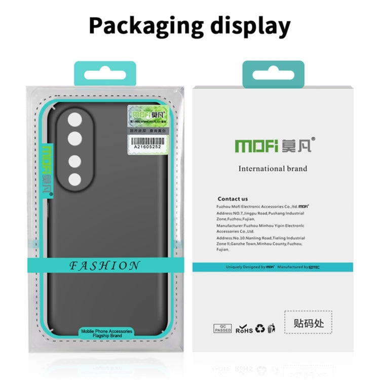 For Honor 70 Pro MOFI Frosted PC Ultra-thin Hard Case(Blue)