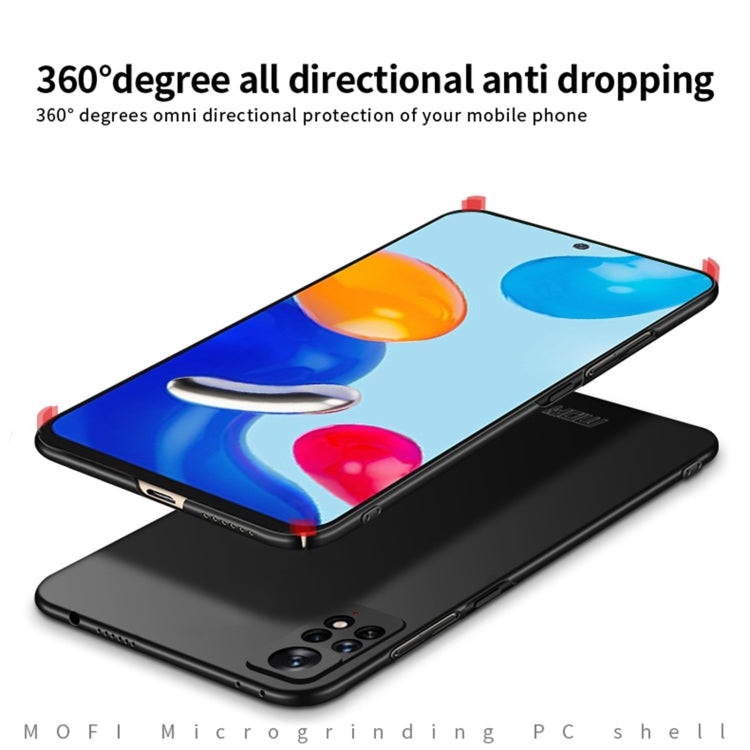 For Xiaomi Redmi Note 11E Pro MOFI Frosted PC Ultra-thin Hard Case(Red)