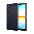 For Sony Xperia Ace 3 MOFI Gentleness Brushed Carbon Fiber Soft TPU Case(Blue) - Sony Cases by MOFI | Online Shopping South Africa | PMC TechLife | Buy Now Pay Later Mobicred