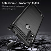 For Nokia C21 Plus MOFI Gentleness Brushed Carbon Fiber Soft TPU Case(Blue)