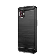 For Samsung Galaxy Xcover6 Pro / Xcover Pro 2 MOFI Gentleness Brushed Carbon Fiber Soft TPU Case(Black)