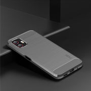For Samsung Galaxy Xcover6 Pro / Xcover Pro 2 MOFI Gentleness Brushed Carbon Fiber Soft TPU Case(Gray)