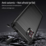 For Samsung Galaxy Xcover6 Pro / Xcover Pro 2 MOFI Gentleness Brushed Carbon Fiber Soft TPU Case(Red)