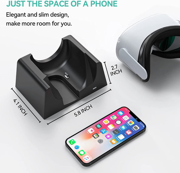 For Oculus Quest 2 VR Charging Stand VR Accessories Host Storage Bracket Charging Stand
