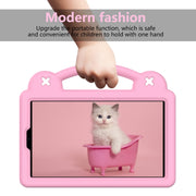 For Huawei MediaPad M3 Lite 8.0 Handle Kickstand Children EVA Shockproof Tablet Case(Pink)