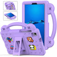For Huawei MediaPad M3 Lite 8.0 Handle Kickstand Children EVA Shockproof Tablet Case(Light Purple) - Huawei by PMC TechLife | Online Shopping South Africa | PMC TechLife | Buy Now Pay Later Mobicred