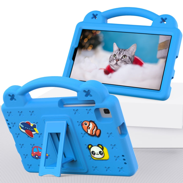 For Huawei MediaPad M5 8.4 Handle Kickstand Children EVA Shockproof Tablet Case(Sky Blue)