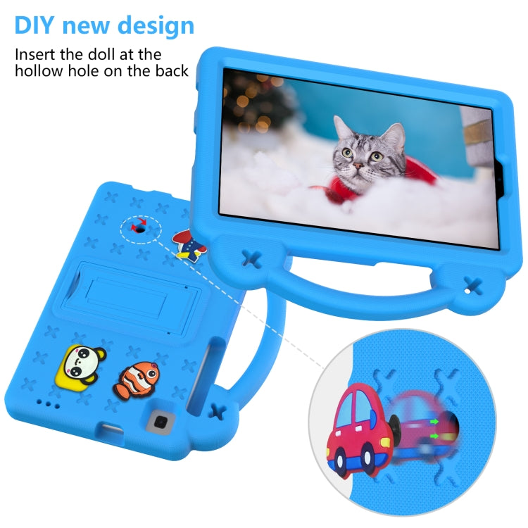 For Huawei MediaPad M5 8.4 Handle Kickstand Children EVA Shockproof Tablet Case(Sky Blue)