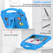 For Huawei MediaPad M5 8.4 Handle Kickstand Children EVA Shockproof Tablet Case(Sky Blue)
