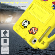 For Huawei MediaPad M5 8.4 Handle Kickstand Children EVA Shockproof Tablet Case(Yellow)