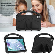 For Lenovo Tab M10 Plus 10.6 3rd Gen TB125FU 2022 EVA Shockproof Tablet Case with Holder(Black)