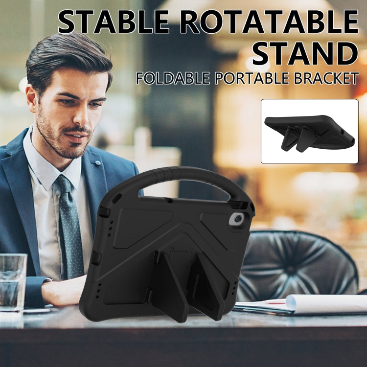 For Lenovo Tab M10 Plus 10.6 3rd Gen TB125FU 2022 EVA Shockproof Tablet Case with Holder(Black)