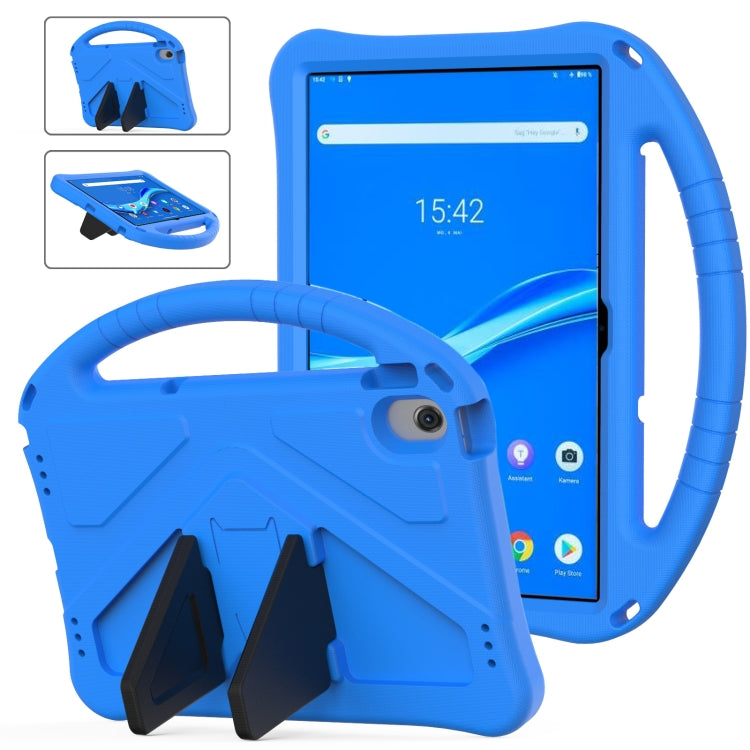 For Lenovo Tab M10 Plus 10.6 3rd Gen TB125FU 2022 EVA Shockproof Tablet Case with Holder(Blue)