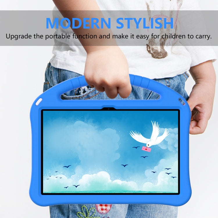 For Lenovo Tab M10 Plus 10.6 3rd Gen TB125FU 2022 EVA Shockproof Tablet Case with Holder(Blue)