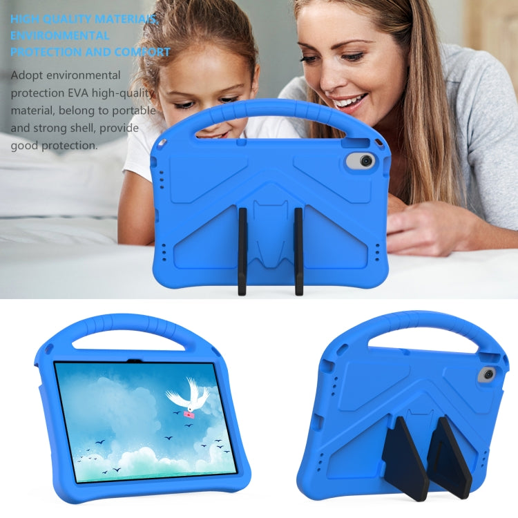 For Lenovo Tab M10 Plus 10.6 3rd Gen TB125FU 2022 EVA Shockproof Tablet Case with Holder(Blue)
