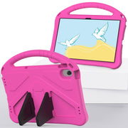 For Lenovo Tab M10 Plus 10.6 3rd Gen TB125FU 2022 EVA Shockproof Tablet Case with Holder(Rose Red)